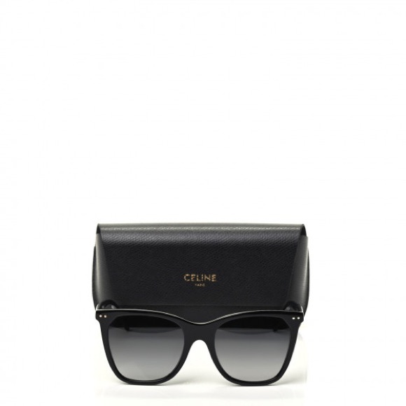 Celine Black Wayfarer Sunglasses Timeless Design - Picture 6 of 8